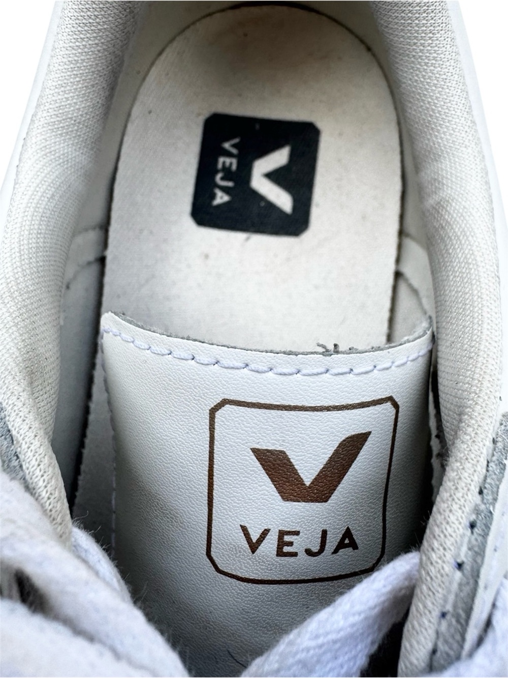 VEJA Women’s Esplar Leather White Platine Sneakers Sz 8 - Picture 8 of 12